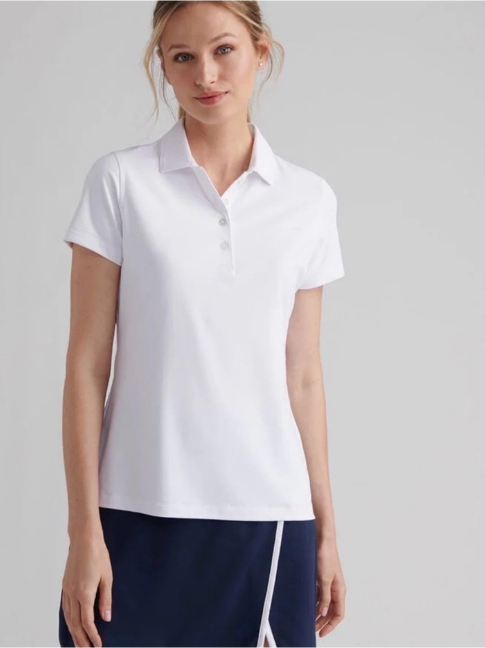 Peter Millar Women’s White Golf Polo size M